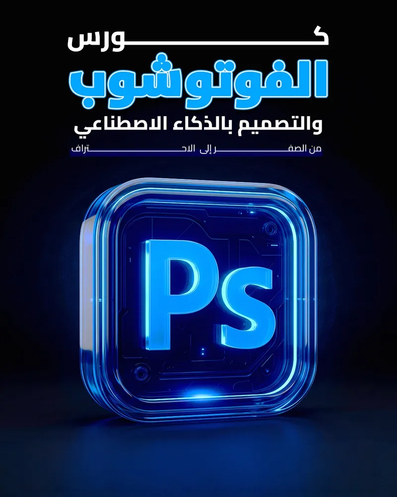 غلاف كورس الفوتوشوب